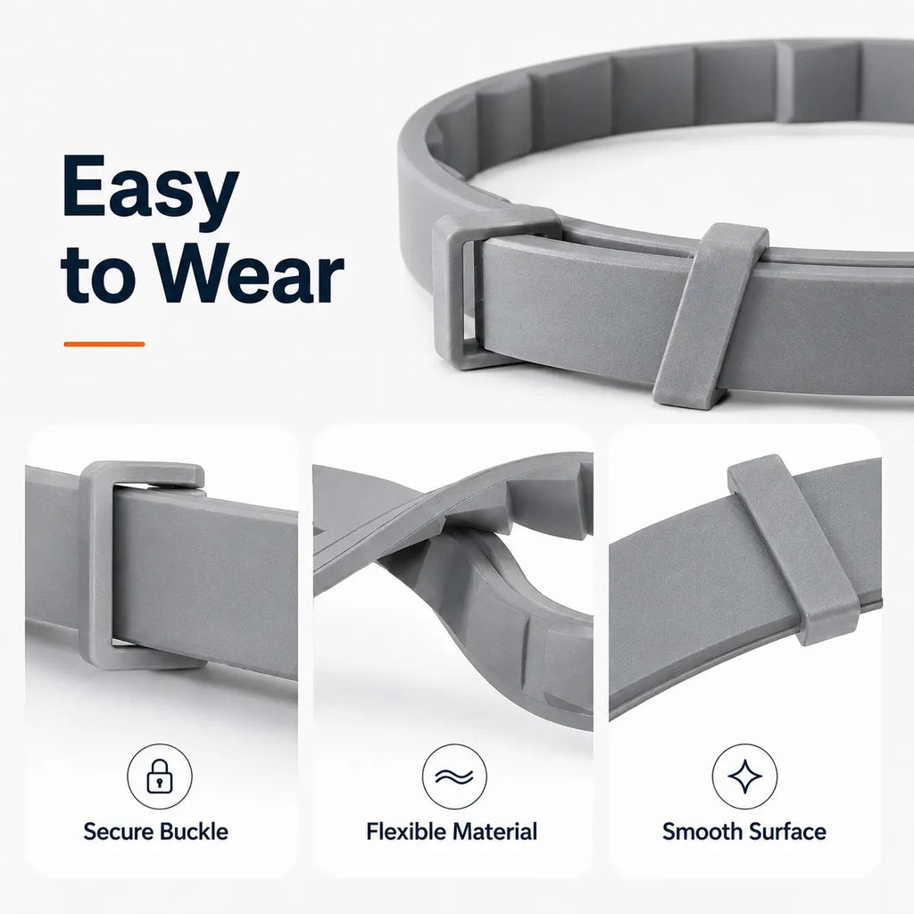 Adjustable Lightweight Dog Collar for Large Breeds Over 18 lbs with Fresh Scent for Daily Wear and Outdoor Activities