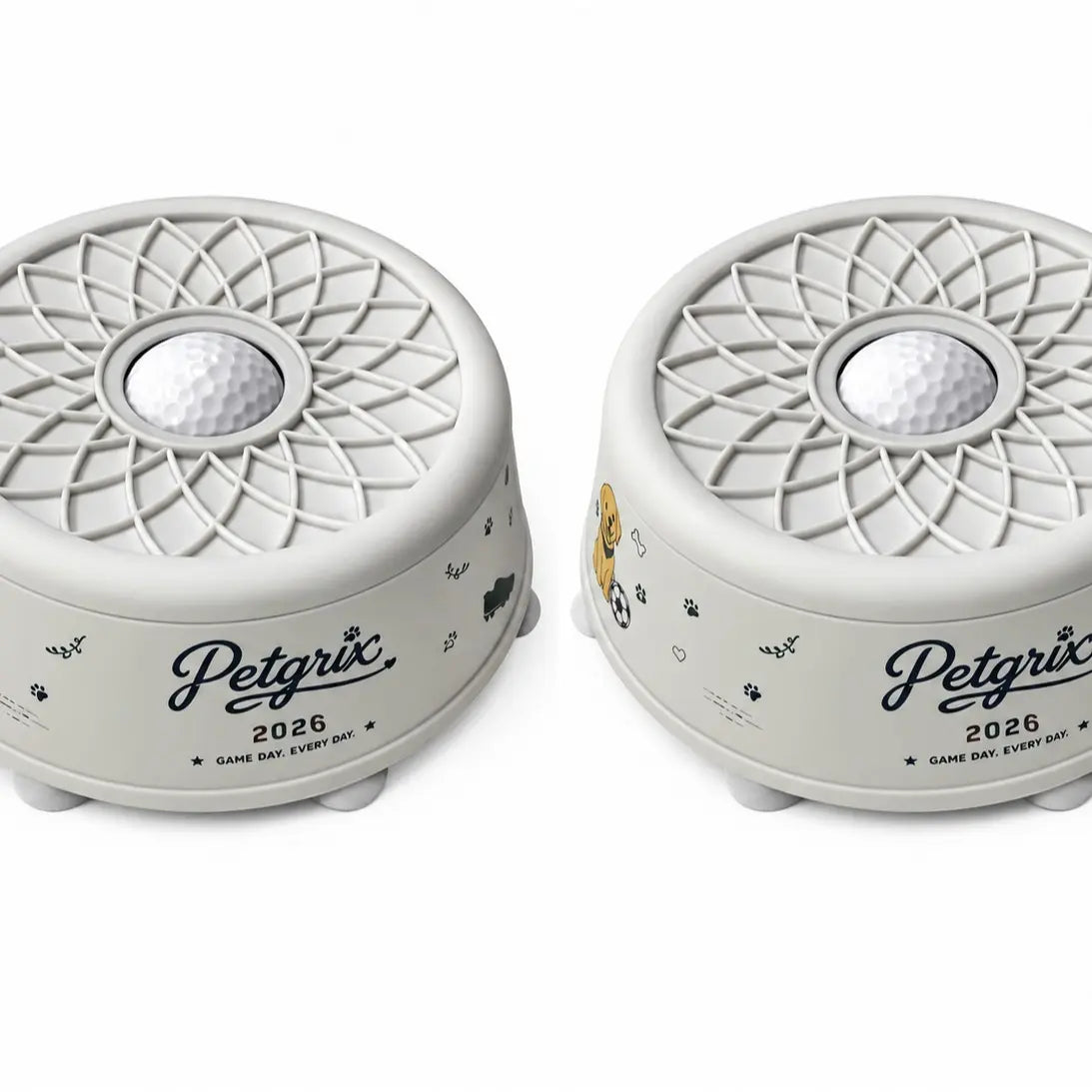 Petgrix Soccer Slow Feeder Dog Bowl, No-Spill Lick Bowl with Flat-Lock Ball Design, Strong Suction Base, Interactive Enrichment Feeder for Peanut Butter, Yogurt, Bone Broth & Wet Food