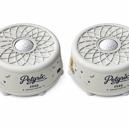 Petgrix Soccer Slow Feeder Dog Bowl, No-Spill Lick Bowl with Flat-Lock Ball Design, Strong Suction Base, Interactive Enrichment Feeder for Peanut Butter, Yogurt, Bone Broth & Wet Food