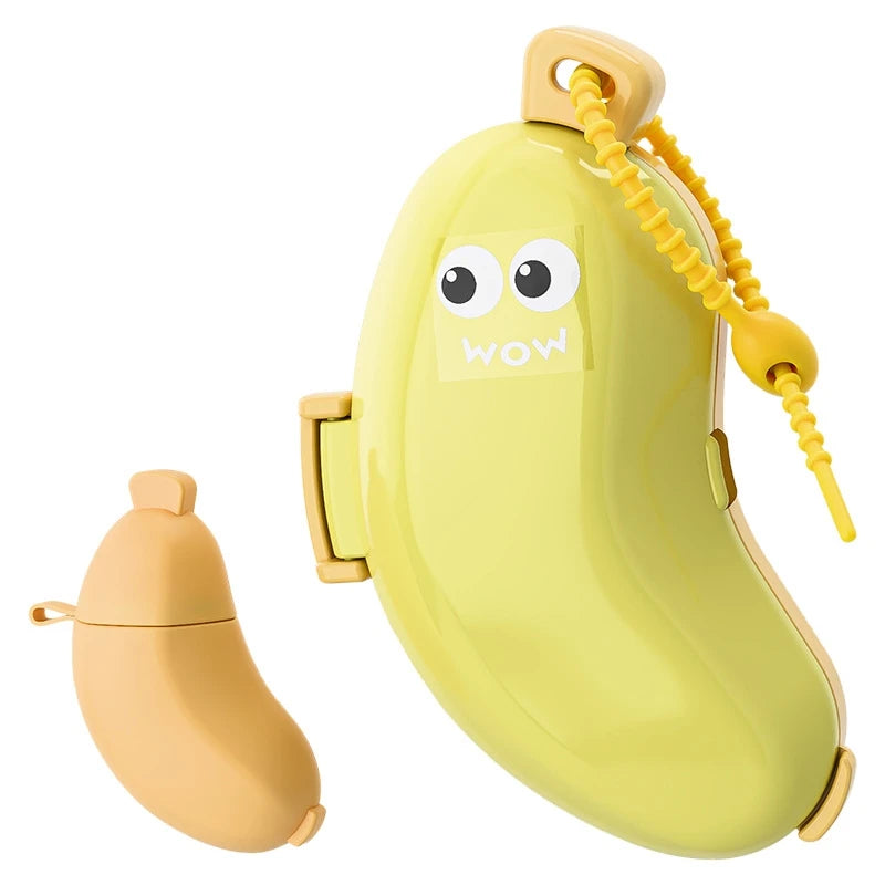 Banana Toothbrush Protective Cap Must-Have Portable Toothbrush Holder Brush Cap Case Compact and Convenient Hiking Camping