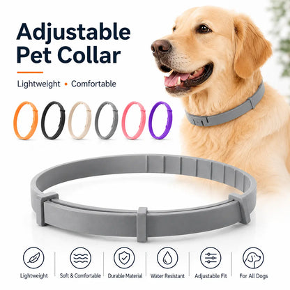 Adjustable Lightweight Dog Collar for Large Breeds Over 18 lbs with Fresh Scent for Daily Wear and Outdoor Activities