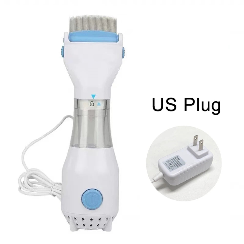 Electric flea and lice removal comb for cats and dogs